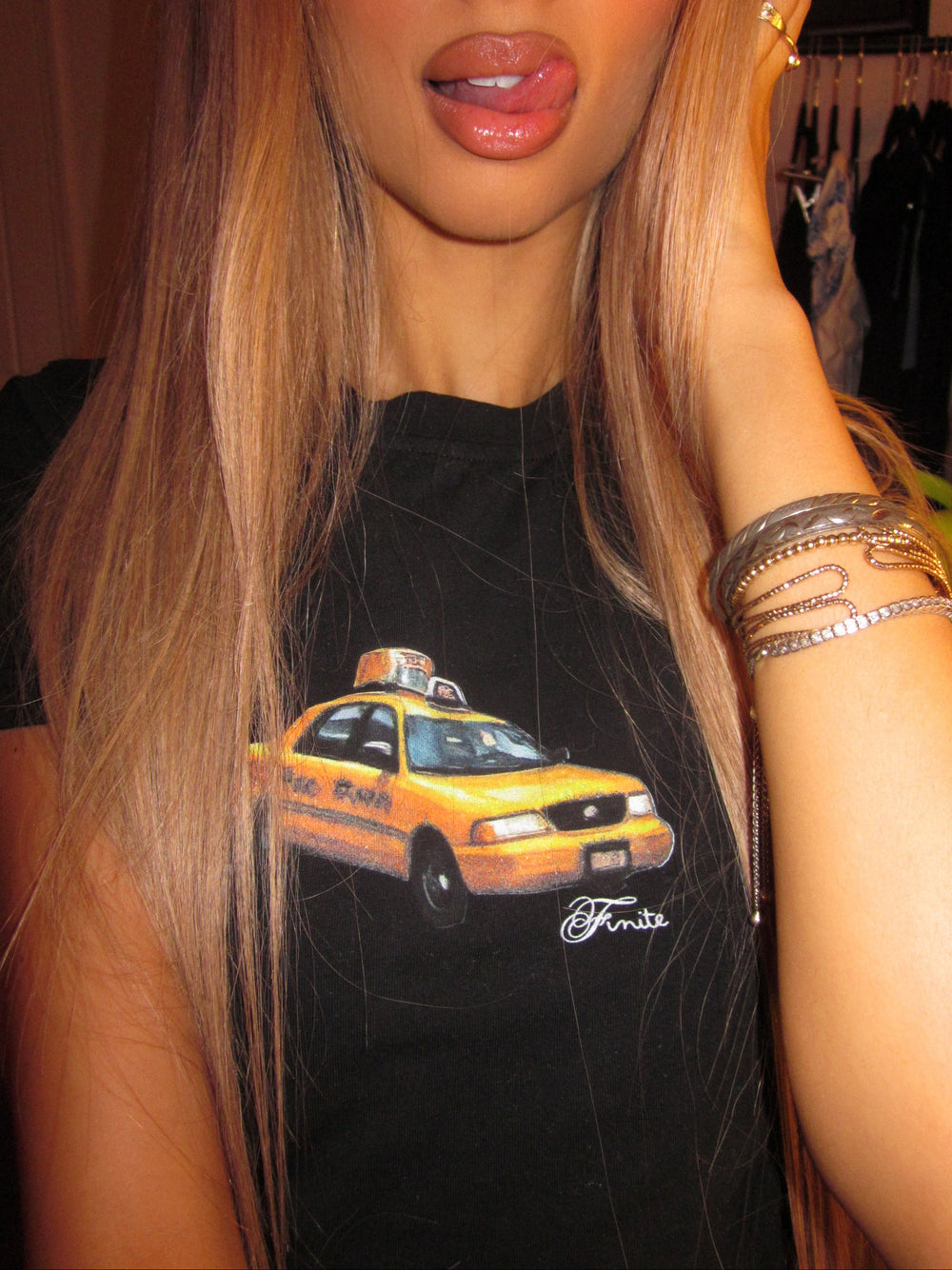 "Cab's Here" Crop Top
